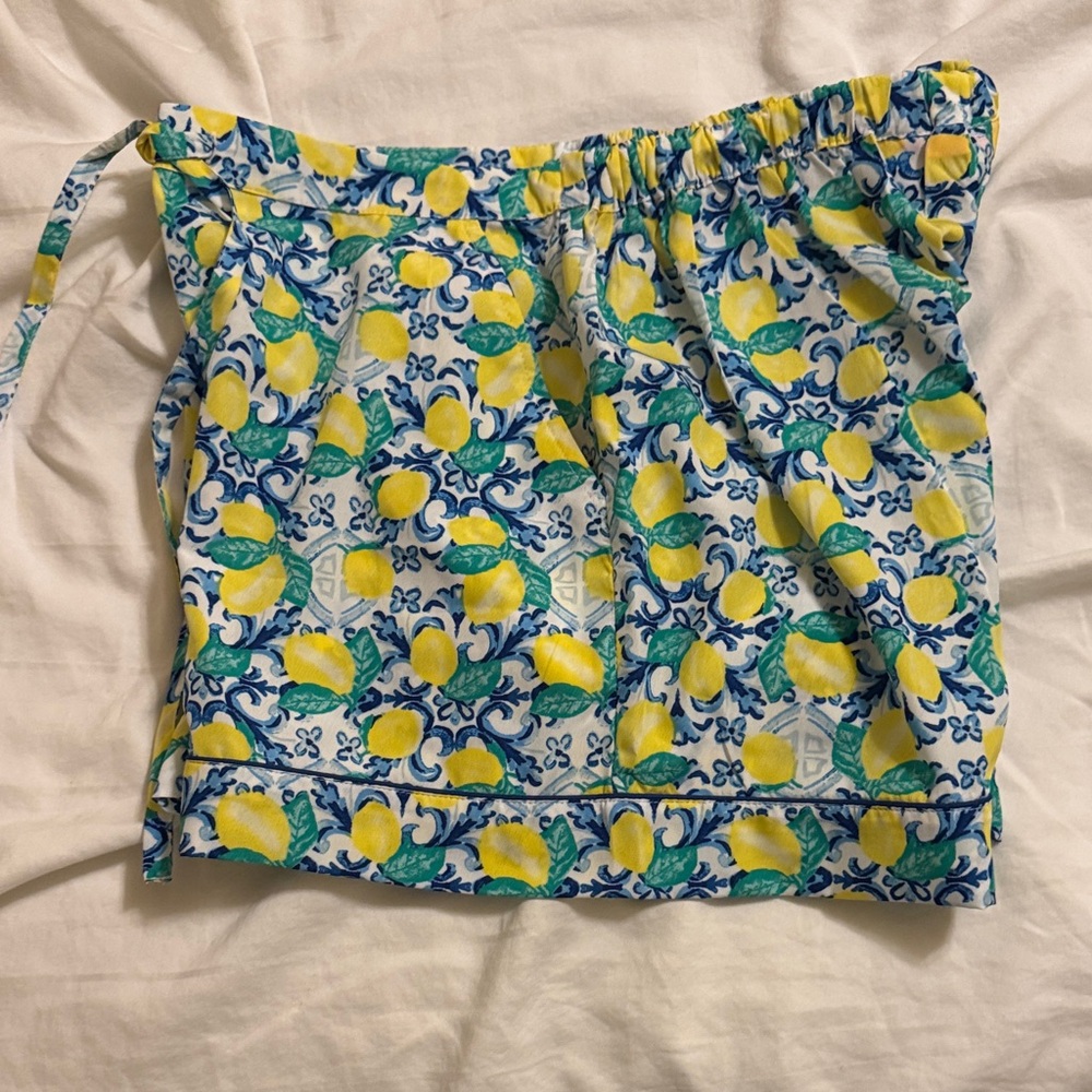 Isaac Mizrahi Lemon Print Women's Pajama Set - Picture 3 of 8
